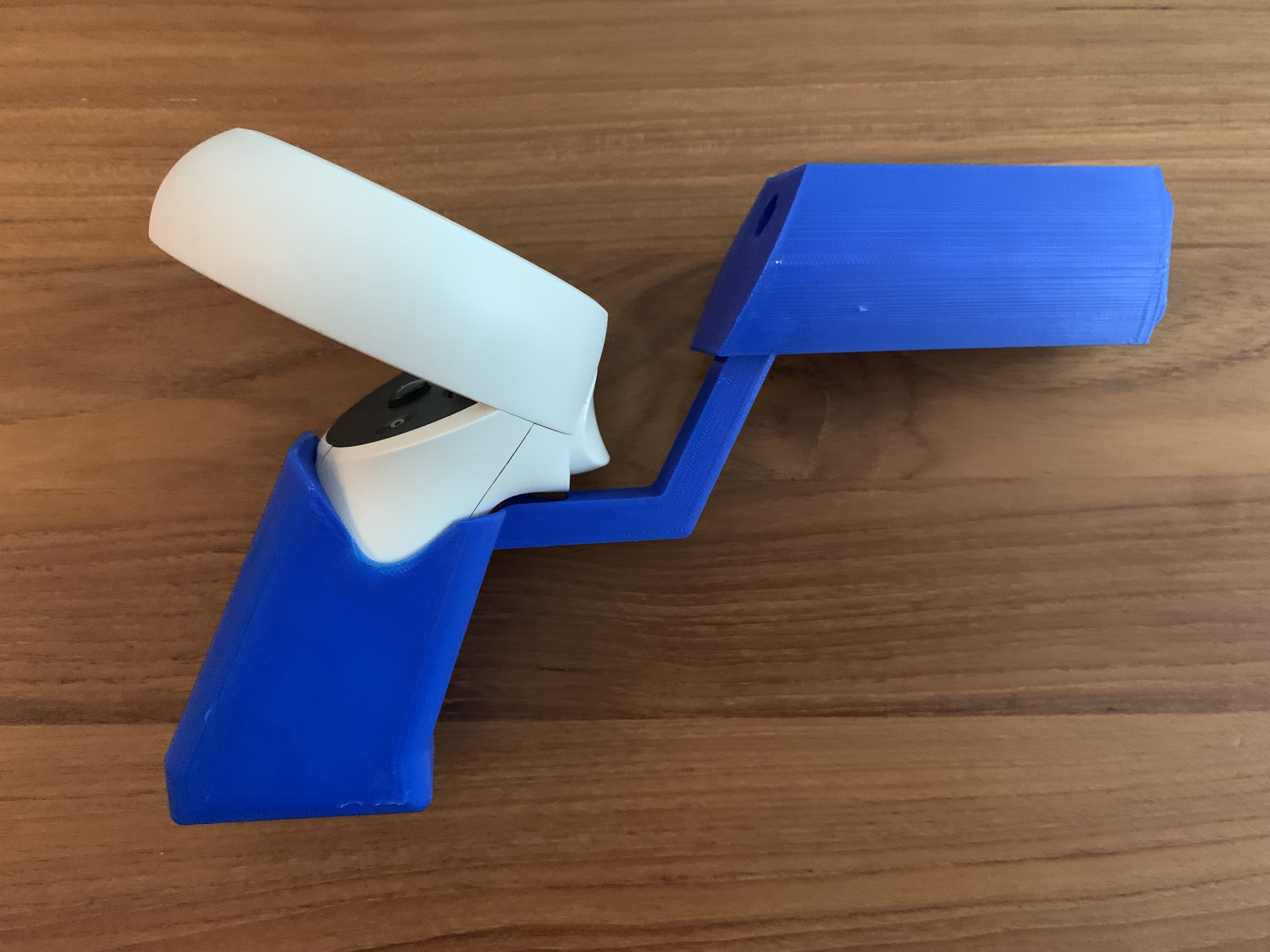 Photo of the 3D printed grip V2