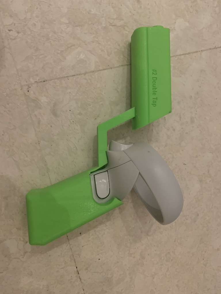 Photo of the 3D printed grip